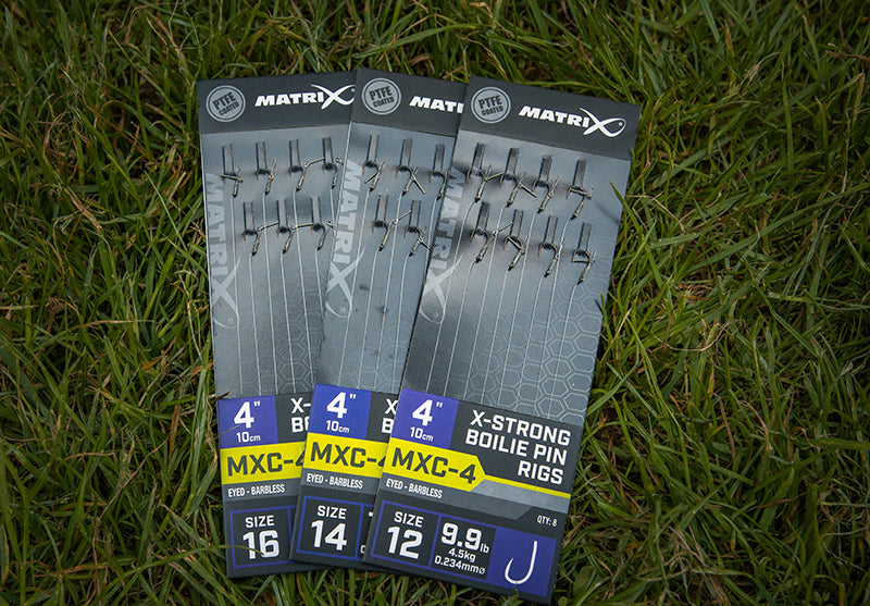 MXC-4 4” X-Strong Boilie Pin Rigs