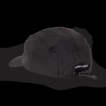 Stealth Black Waterproof 5-Panel Cap