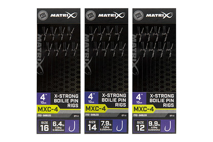 MXC-4 4” X-Strong Boilie Pin Rigs