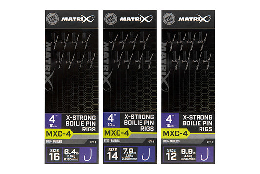 MXC-4 4” X-Strong Boilie Pin Rigs