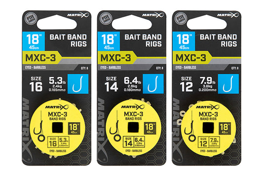 MXC-3 18” Bait Band Rigs