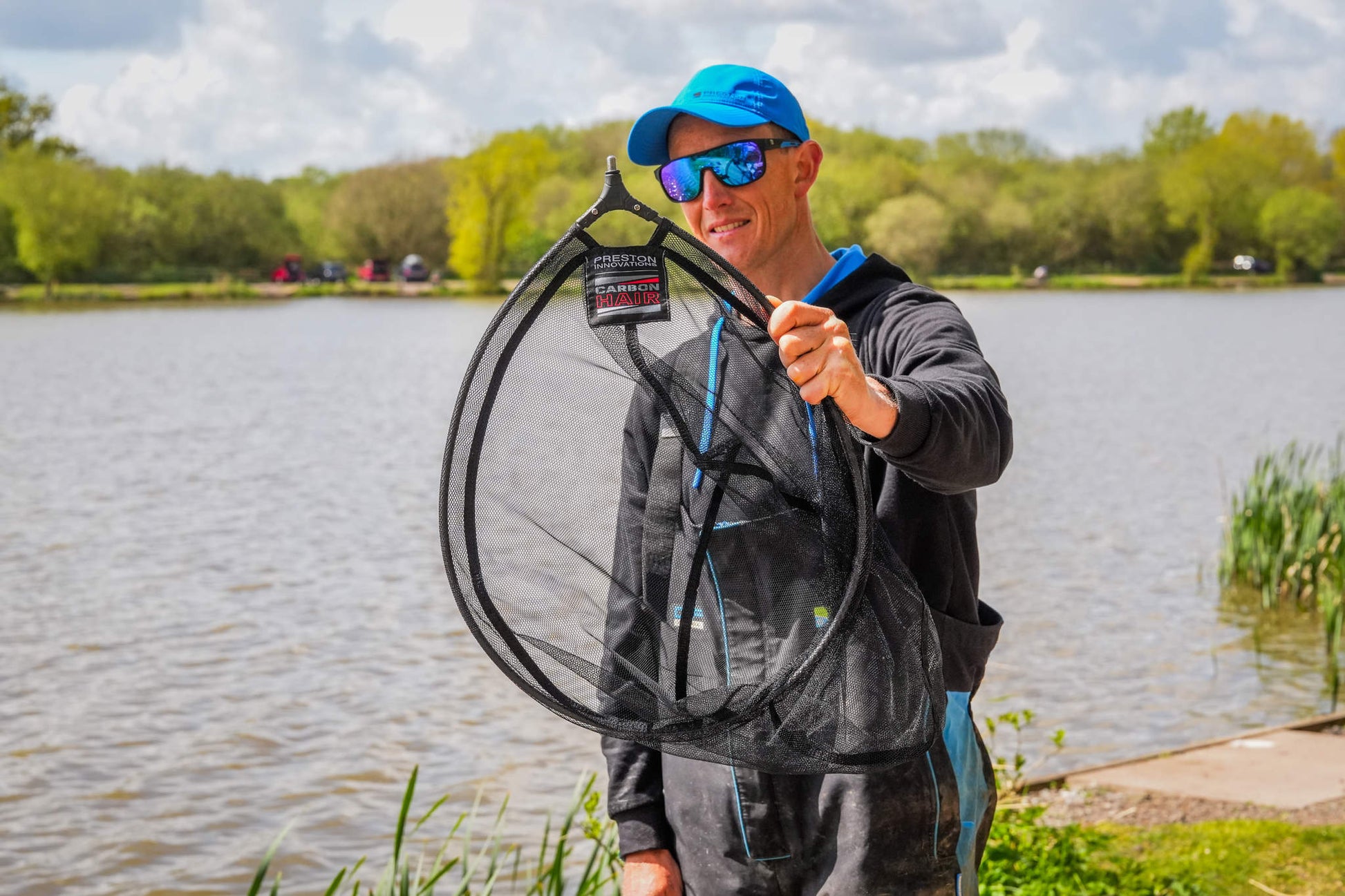 Carbon Hair Mesh Landing Net