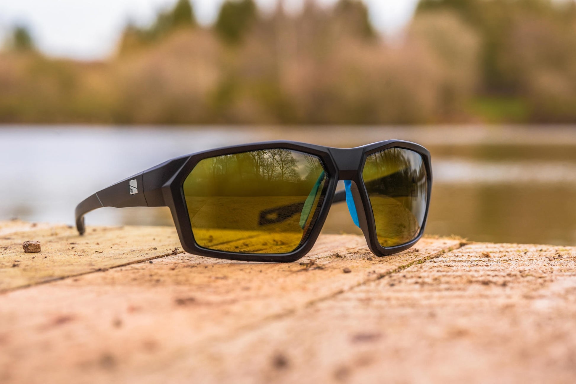 Absolute Wrap Sunglasses Amber Brown 