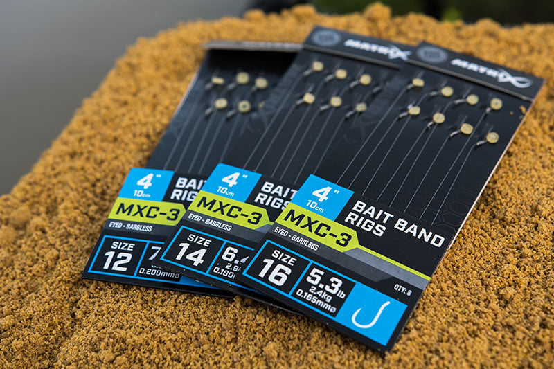 MXC-3 Bait Band Rigs 10cm/4ins