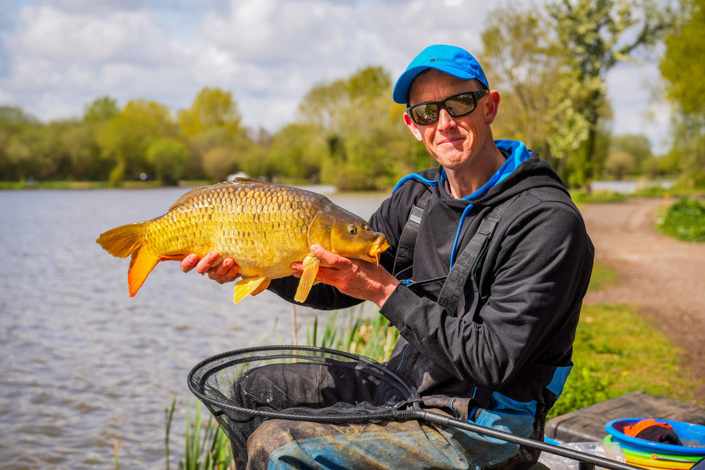 Carbon Hair Mesh Landing Net
