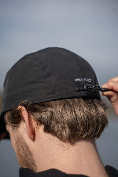 Stealth Black Waterproof 5-Panel Cap