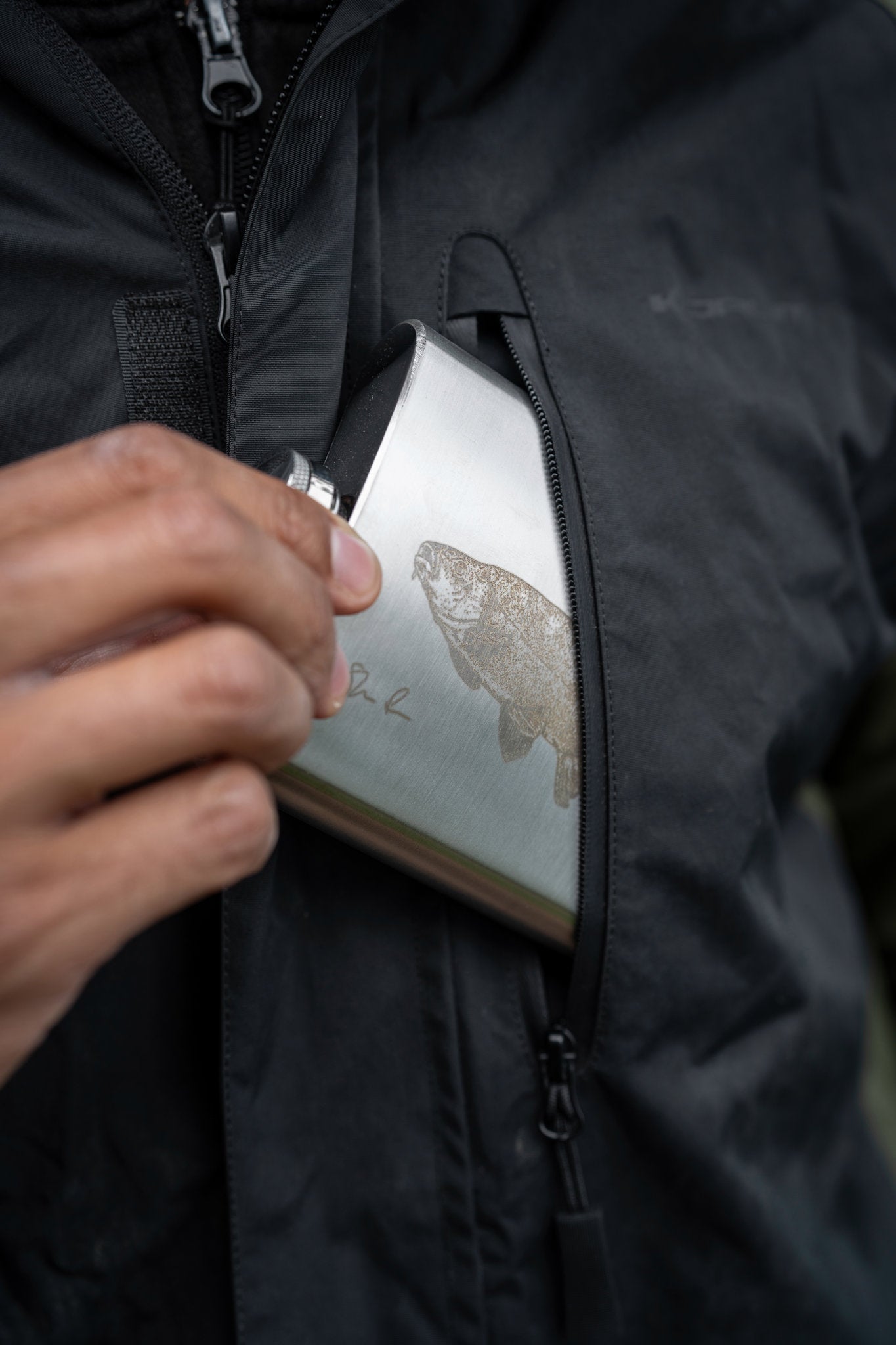 Classic Hip Flask Tench