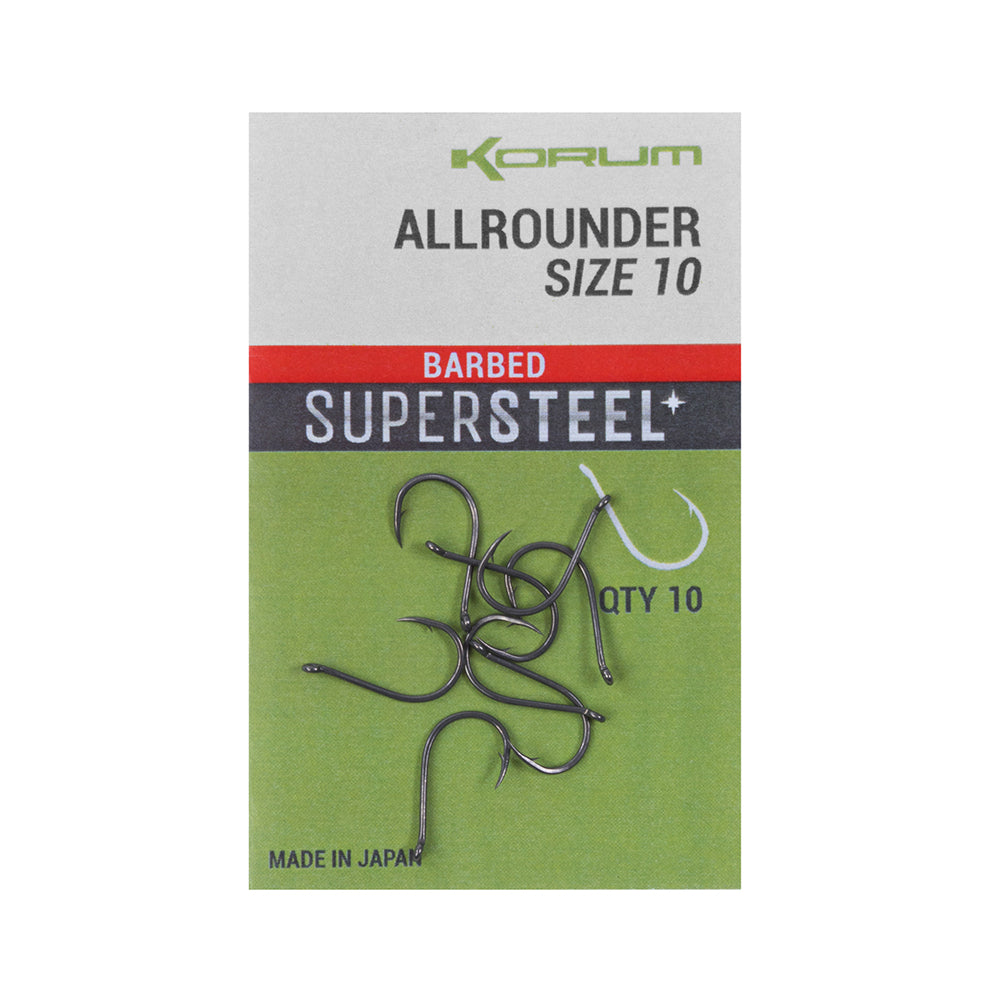 Korum supersteel allrounder hooks