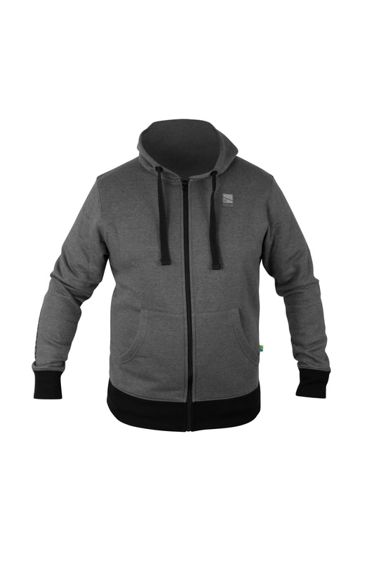 Preston grey zip hoodie