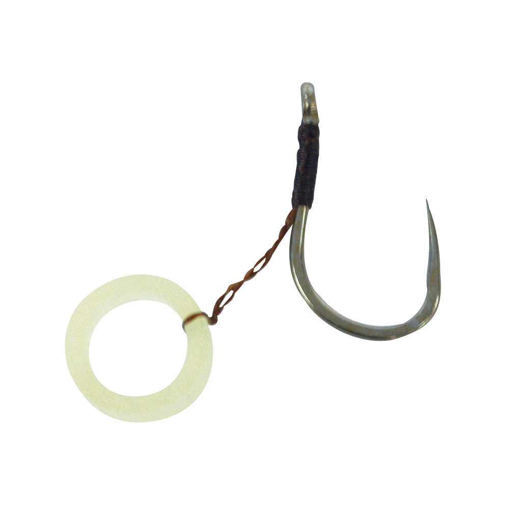 Korum barbed hook hairs with quickstops