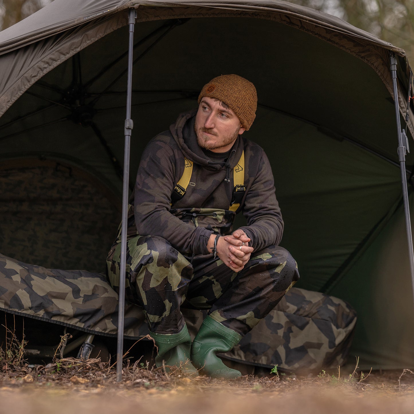 Avid 420d camo chest waders