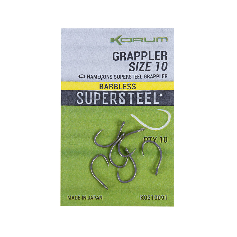 Korum supersteel grappler hooks