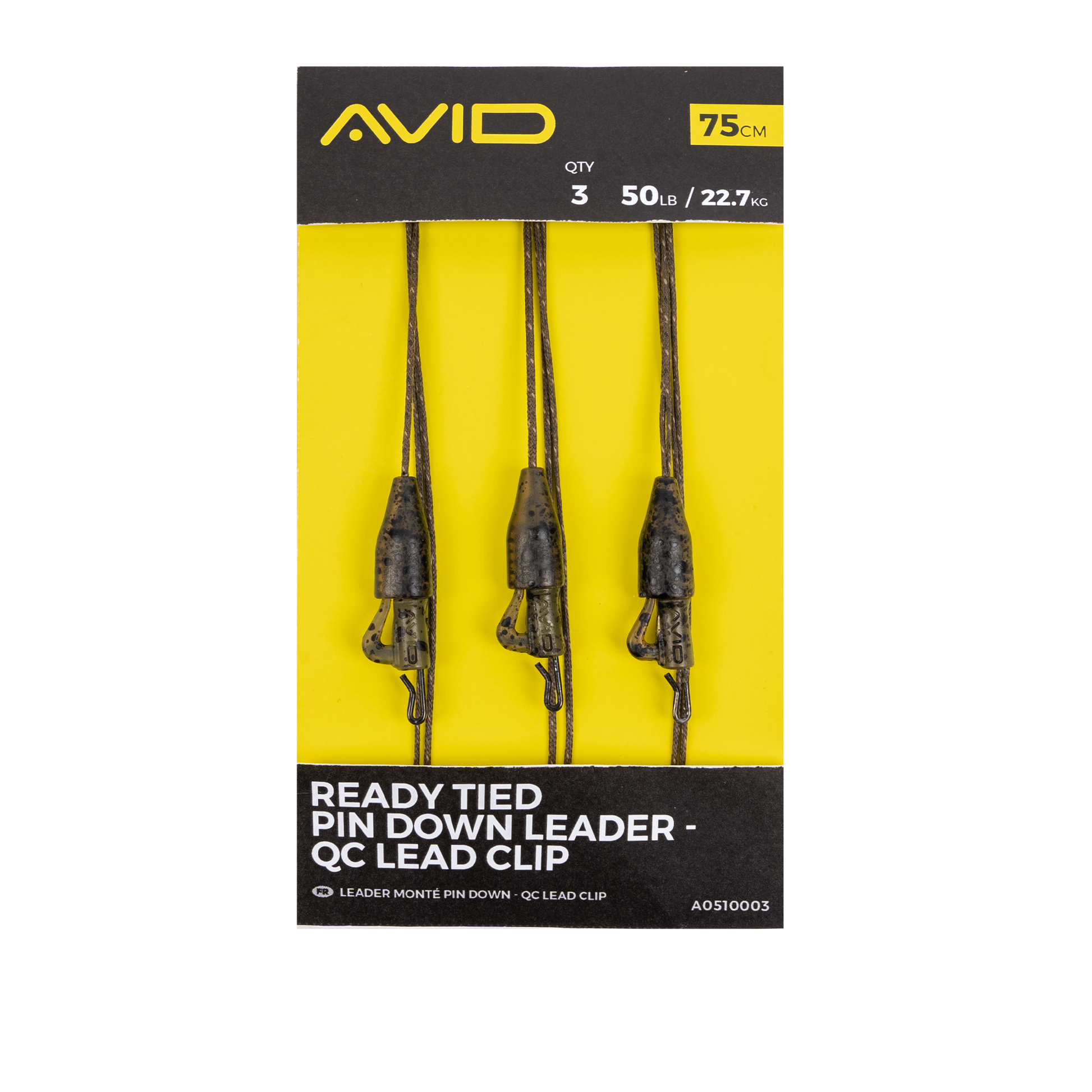 Avid ReadyTied PinDown Leader QC Clip