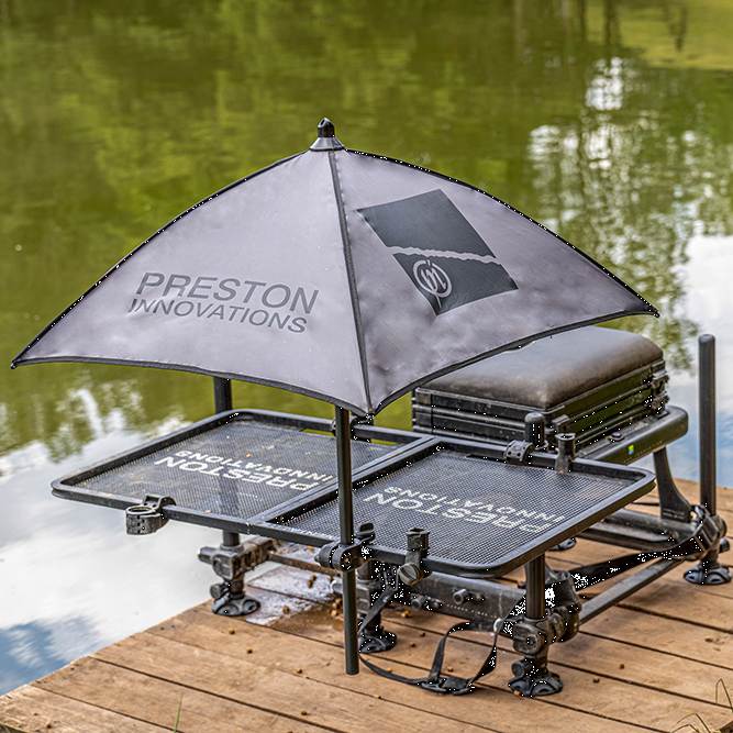 Preston Offbox Grey Bait Brolly