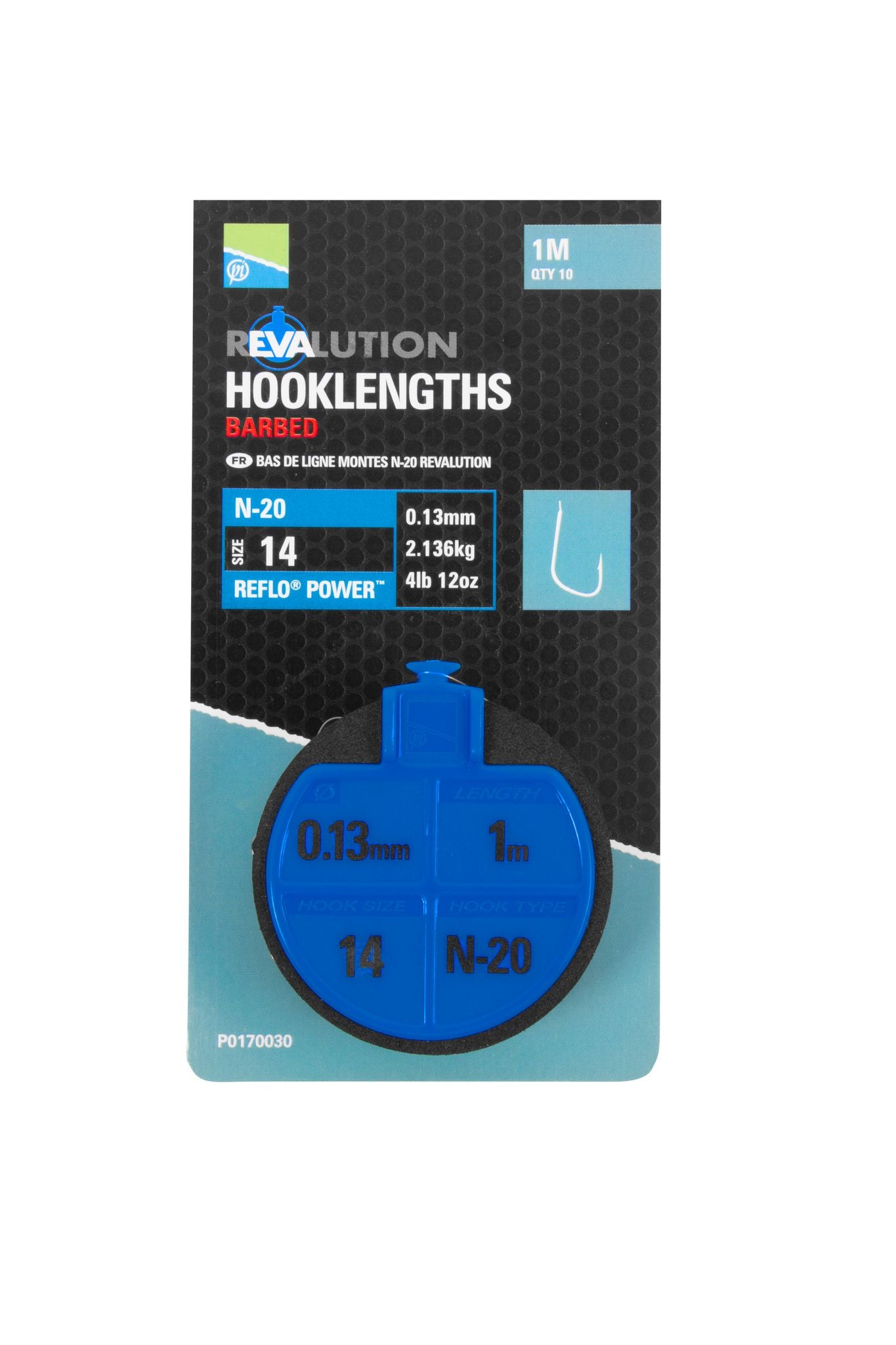 Preston revalution n-20 hooklengths