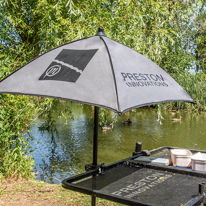 Preston offbox grey bait brolly