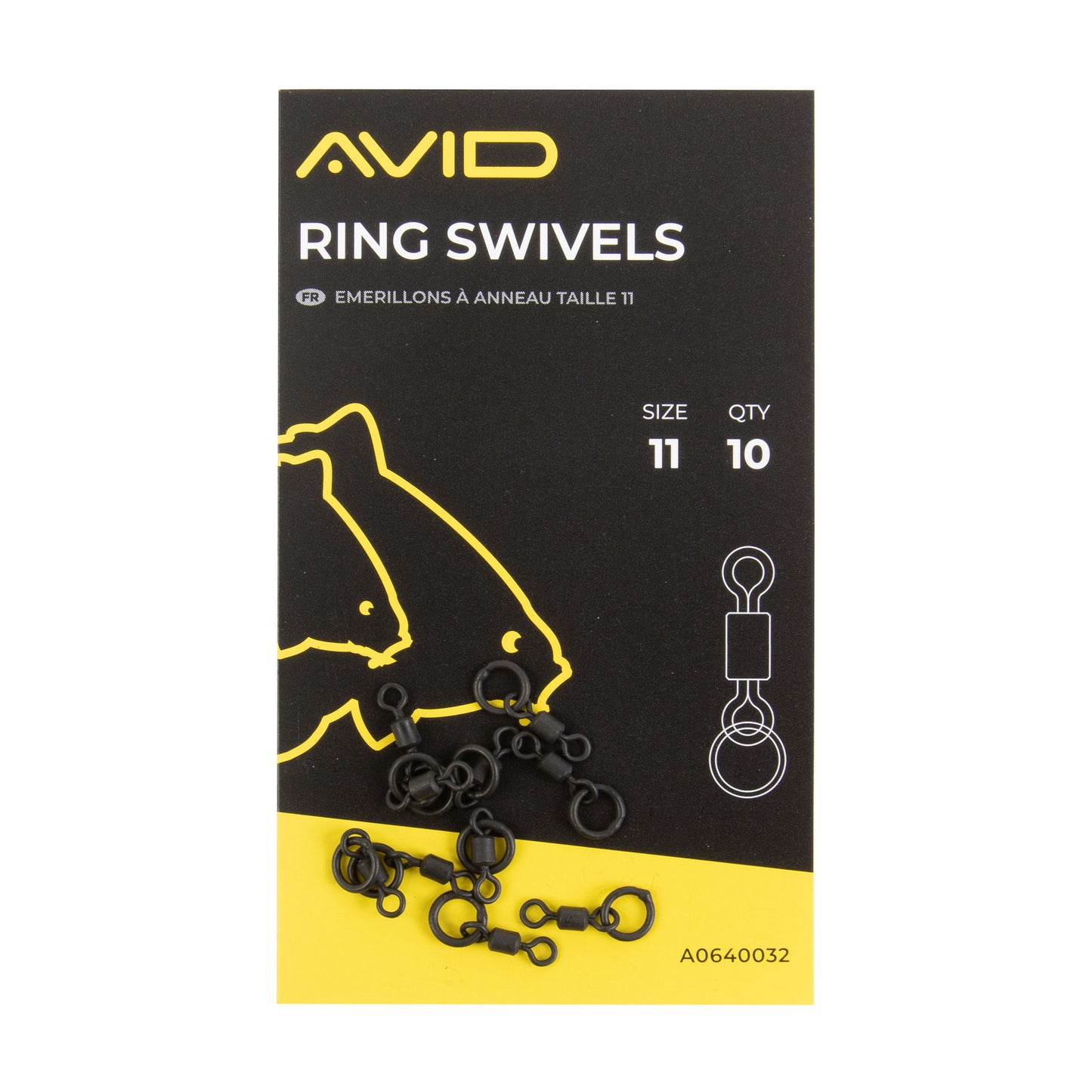 Avid size 11 ring swivels