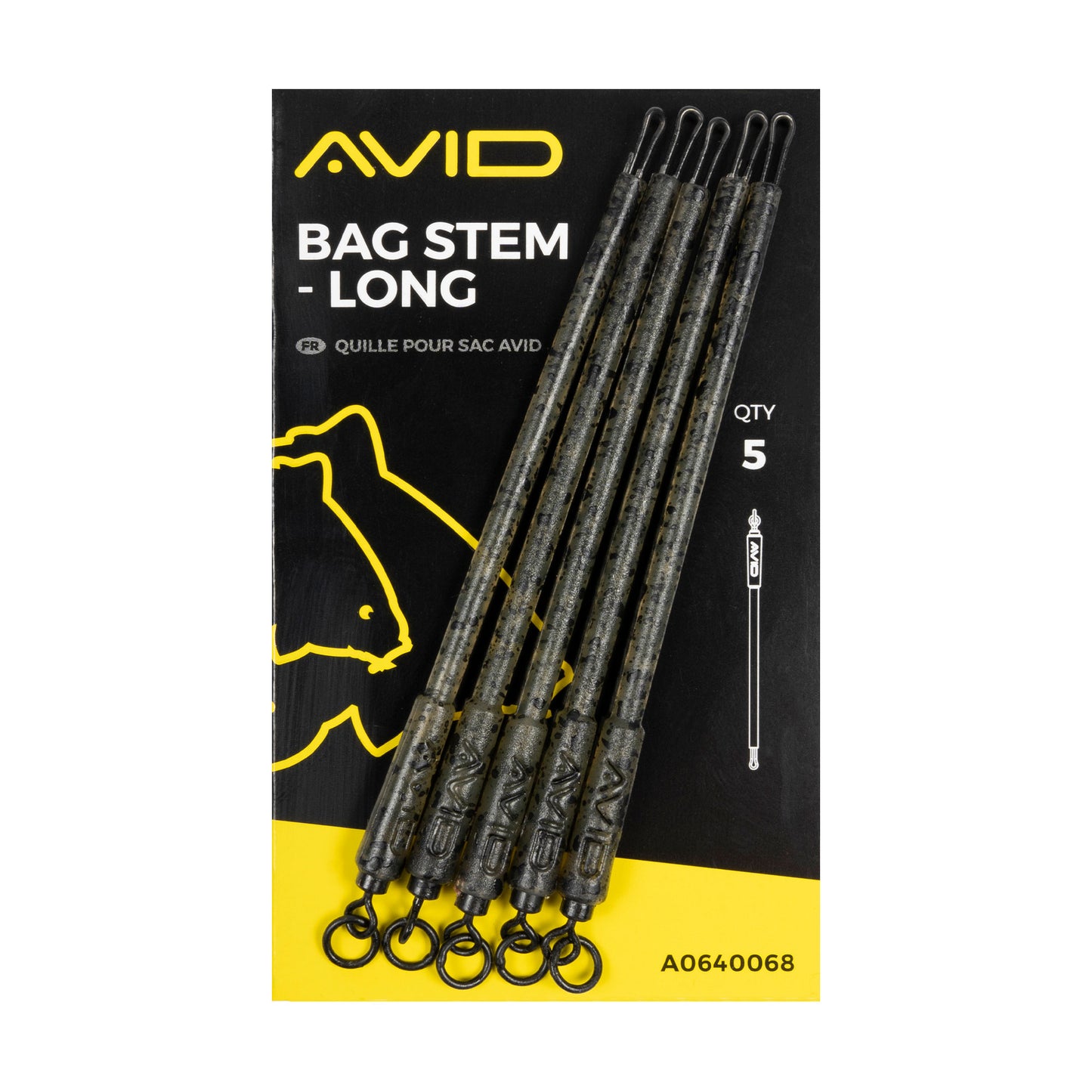 Avid solid bag stem