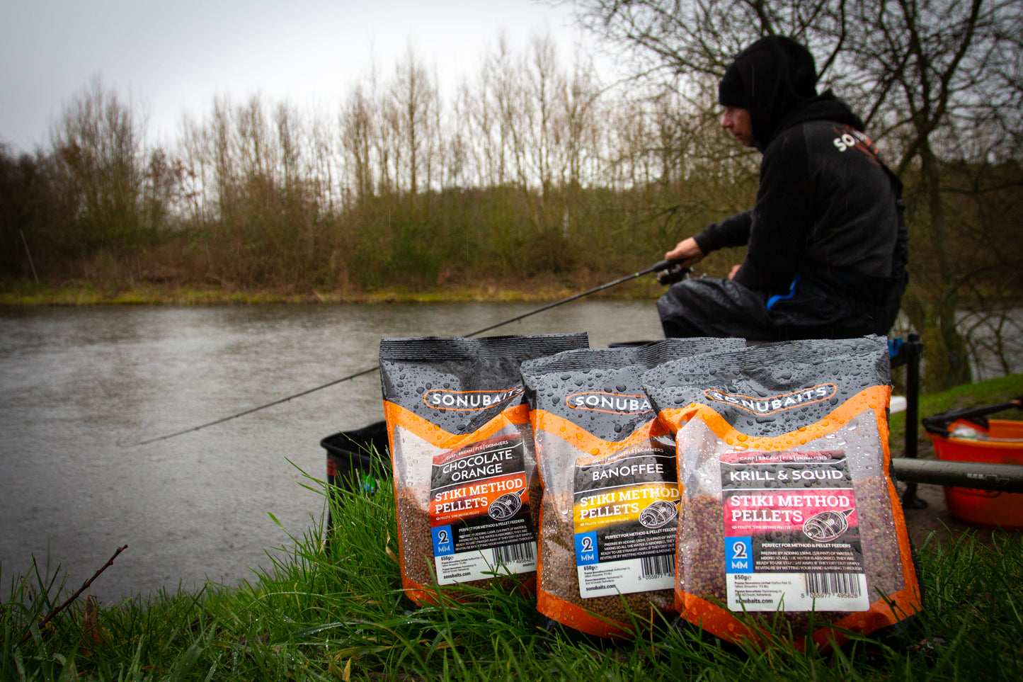 Stiki krill & squid method pellets