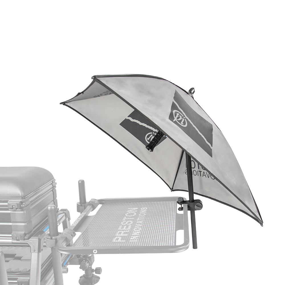 Preston offbox grey bait brolly