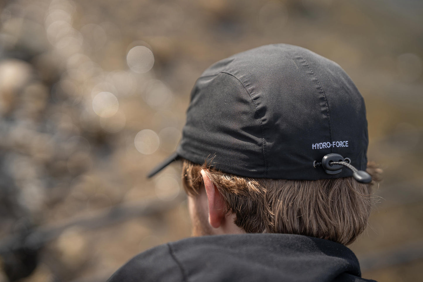 Stealth Black Waterproof 5-Panel Cap
