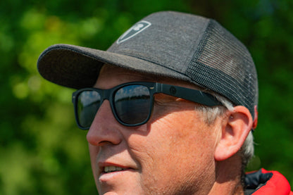 Matt Black Grey Lens Eyewear