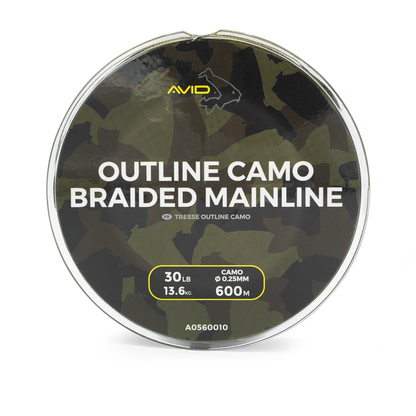 Outline Camo Braided Mainline 30lb/13.6kg