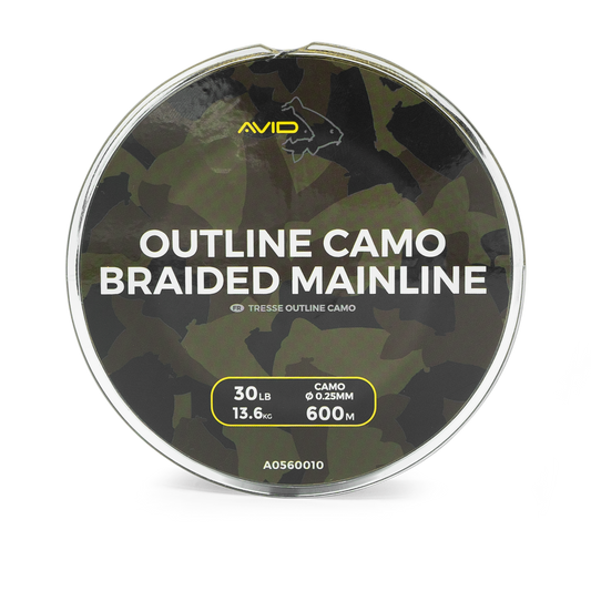 Outline Camo Braided Mainline 30lb/13.6kg