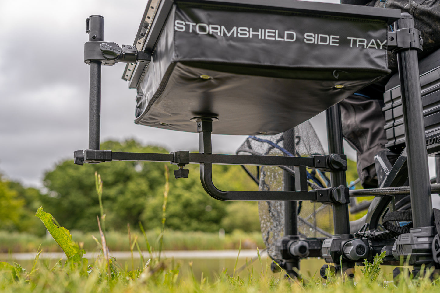Offbox Side Tray Support Accessory Arm