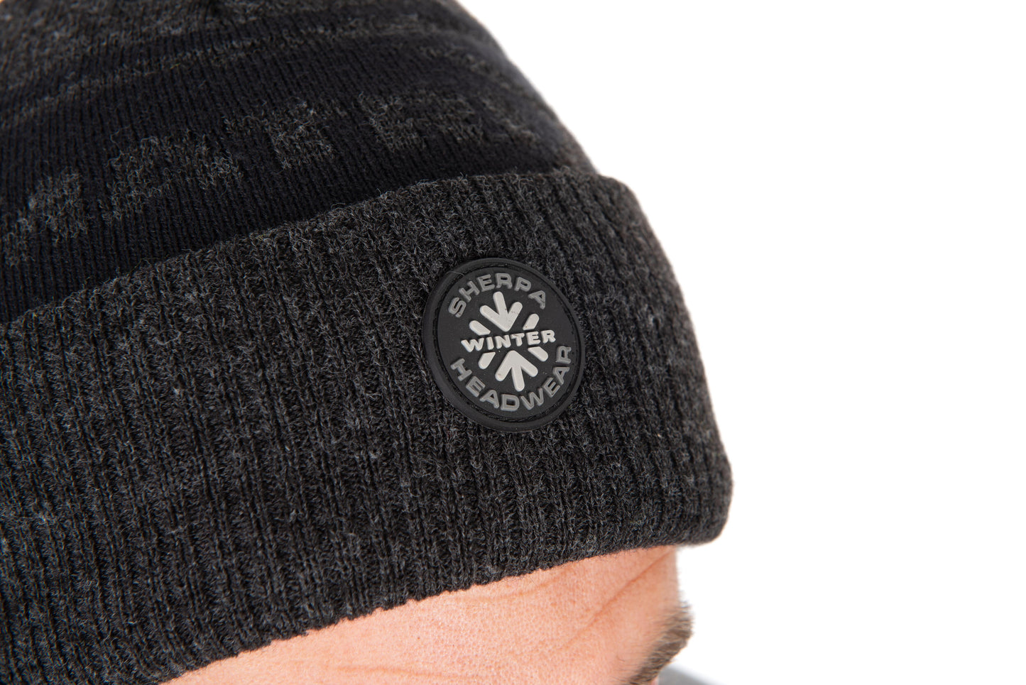 Grey Sherpa Bobble Hat