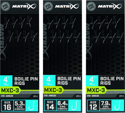 MXC-3 Barbless 4 Boilie Pin