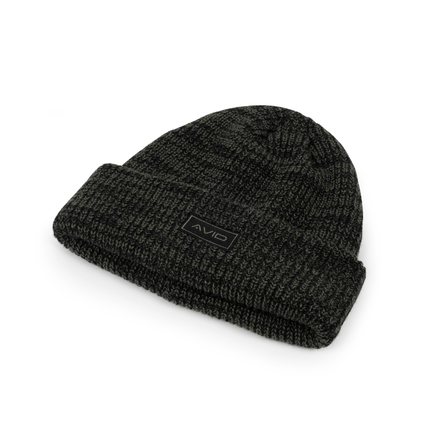 Marl Knit Beanie - Green