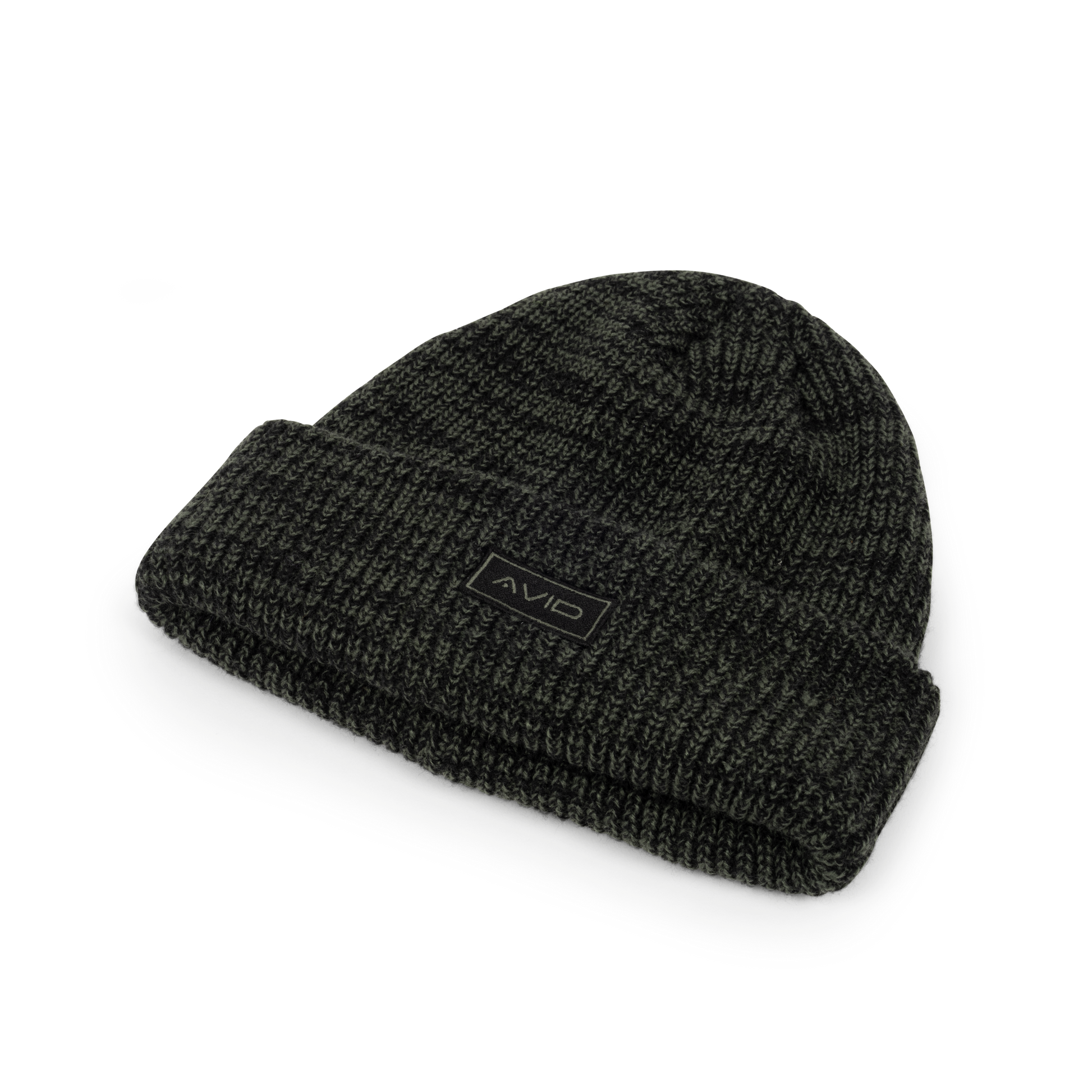 Marl Knit Beanie - Green