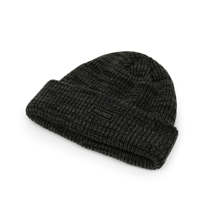 Marl Knit Beanie - Green