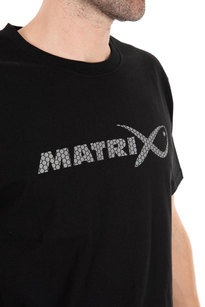 Large Fade Logo T-Shirt - Black/Grey