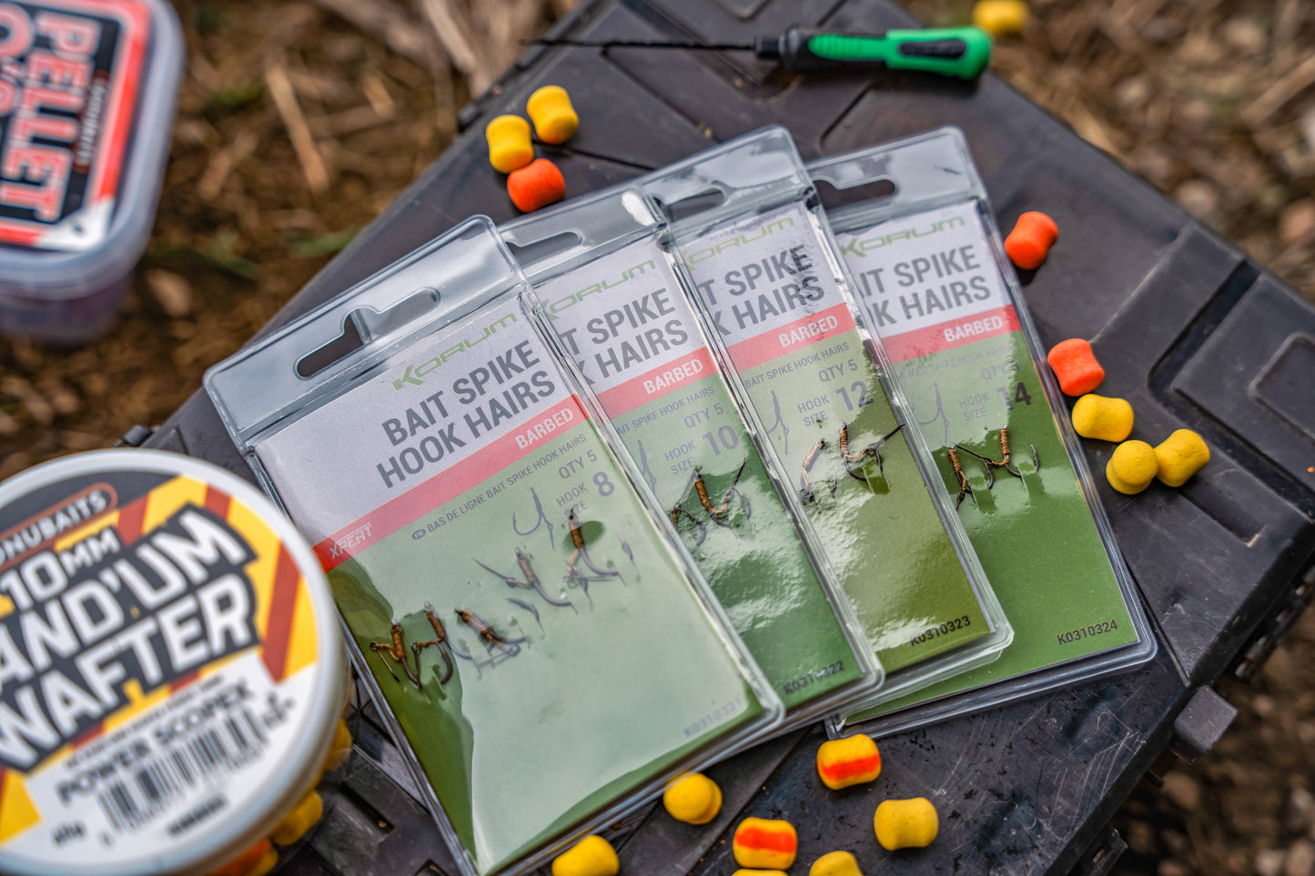 Bait Spike Hook Hairs Barbed