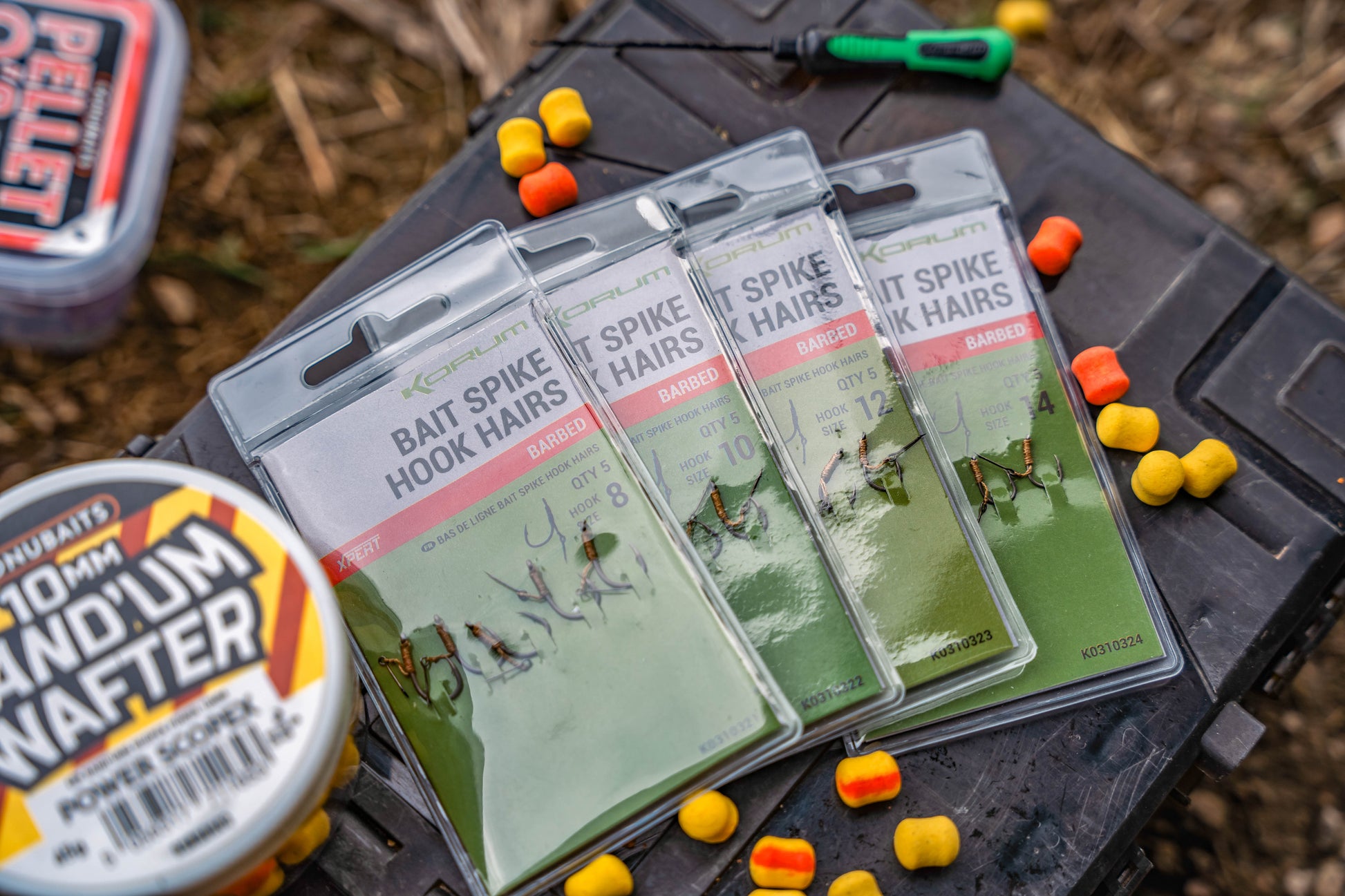 Bait Spike Hook Hairs Barbed