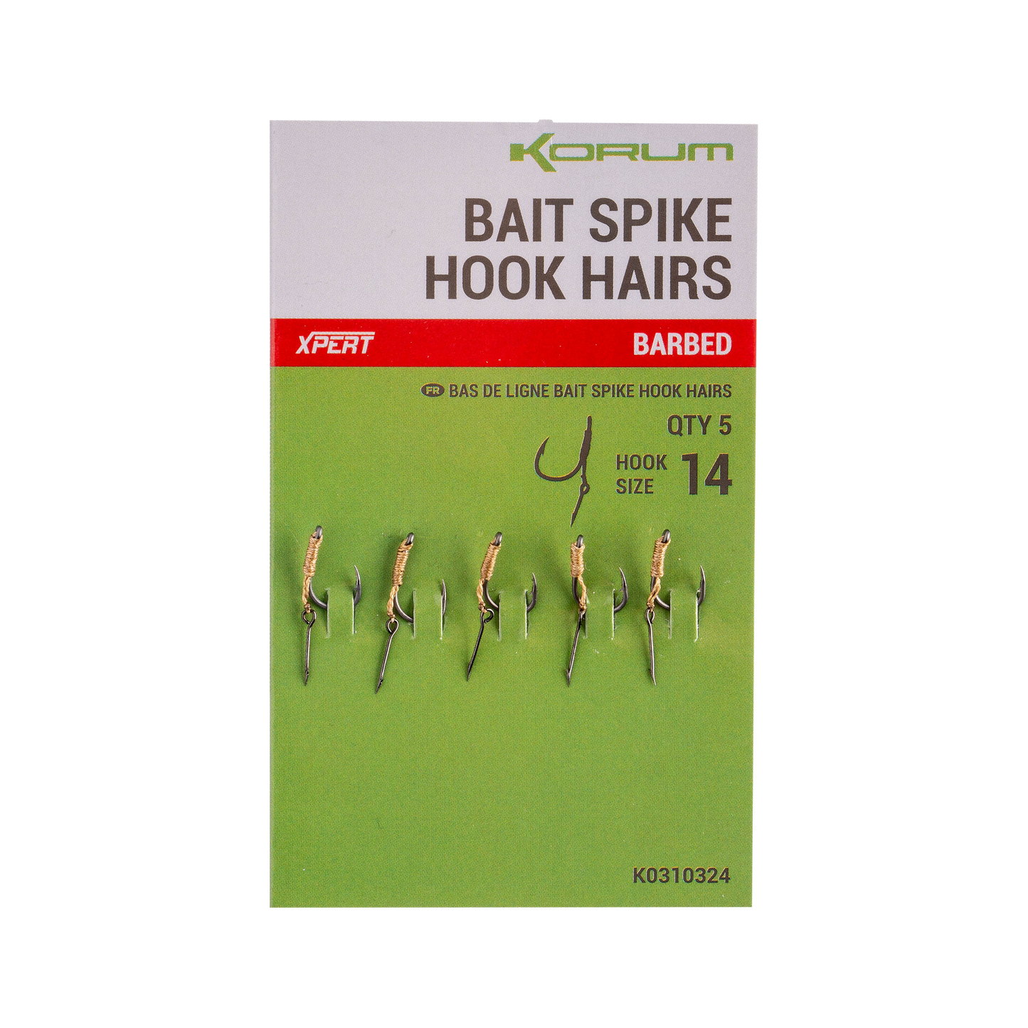 Bait Spike Hook Hairs Barbed