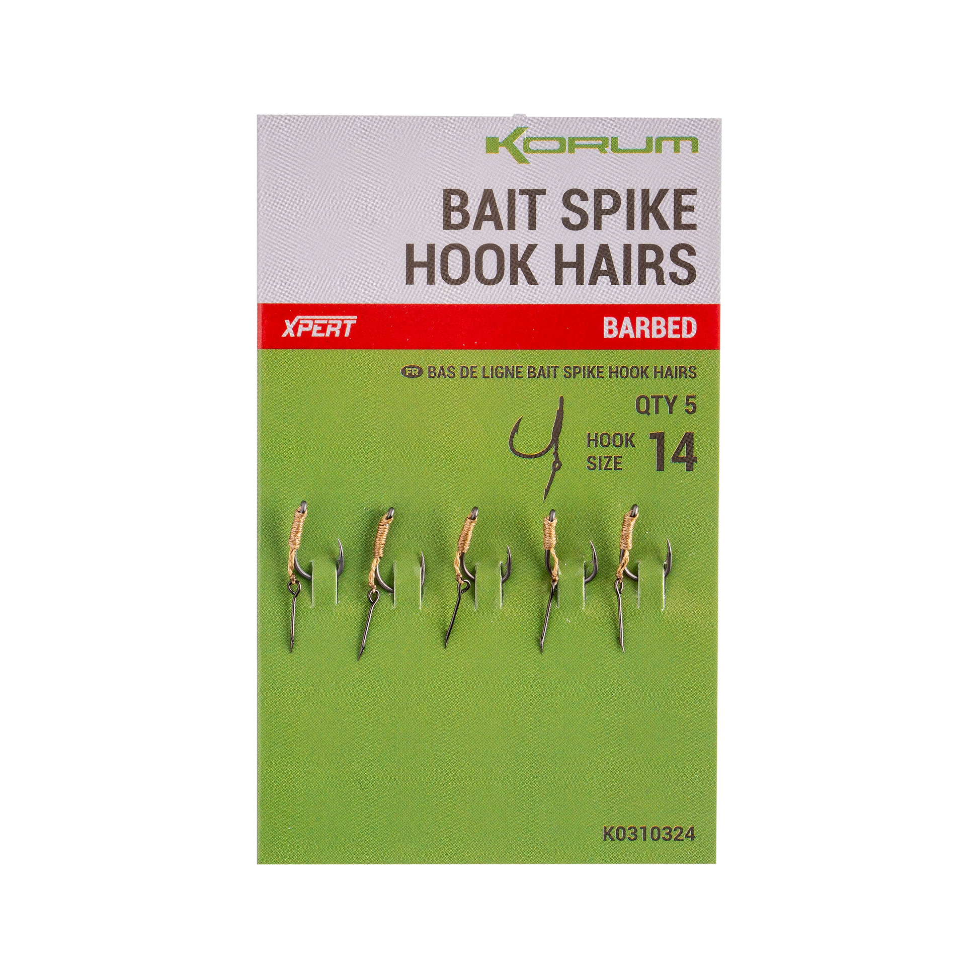 Bait Spike Hook Hairs Barbed