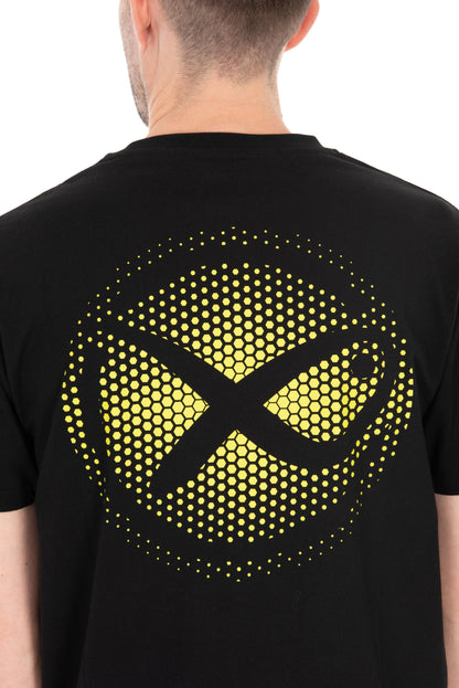 Large Fade Logo T-Shirt - Black/Lime