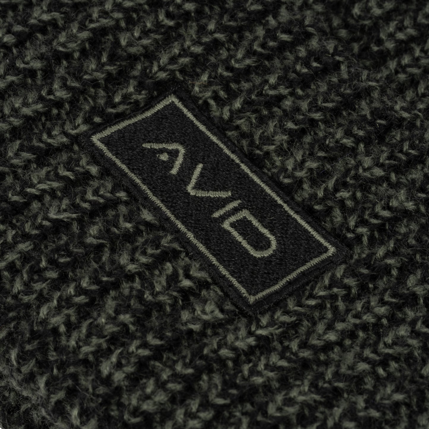 Marl Knit Beanie - Green