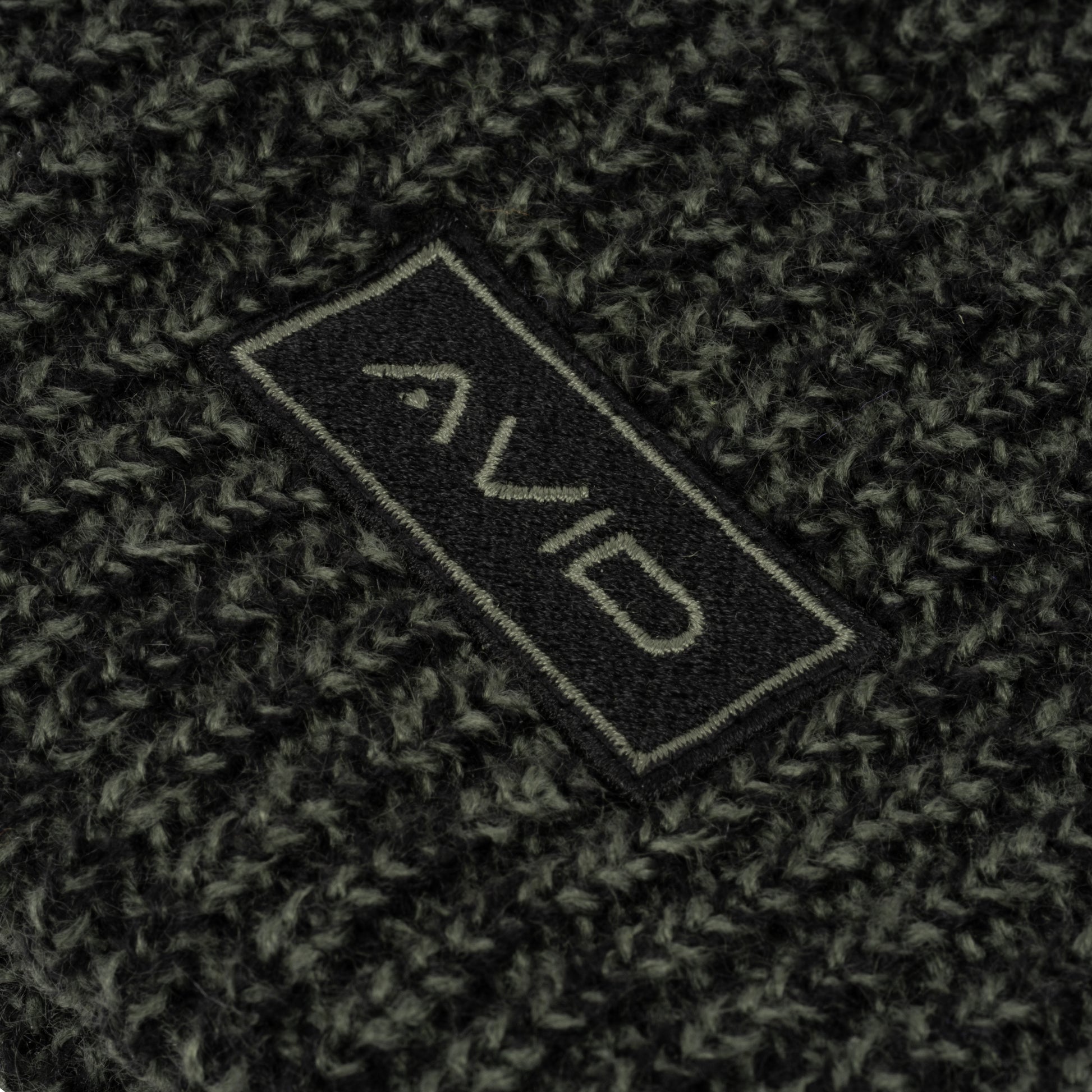 Marl Knit Beanie - Green