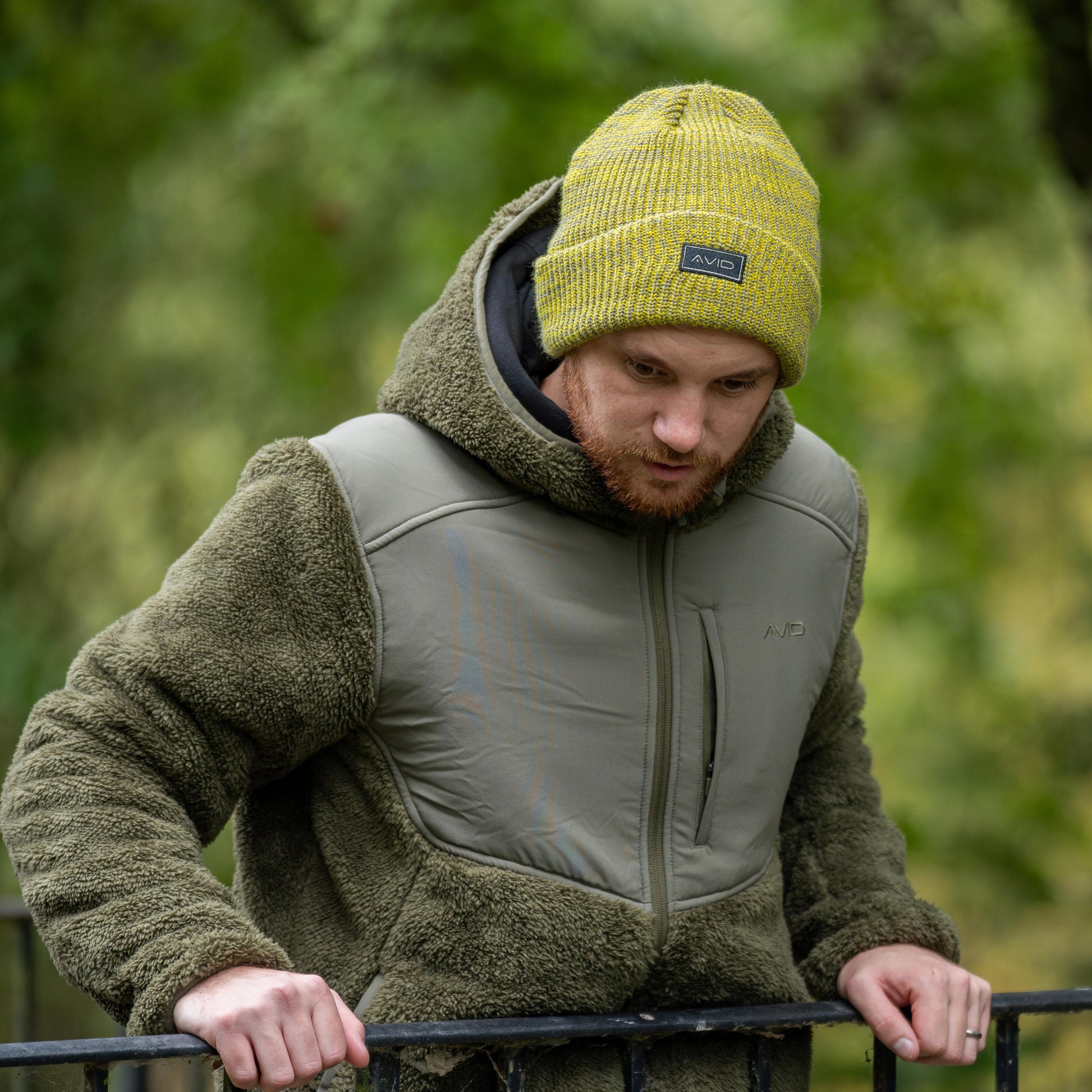 Marl Knit Beanie - Yellow 