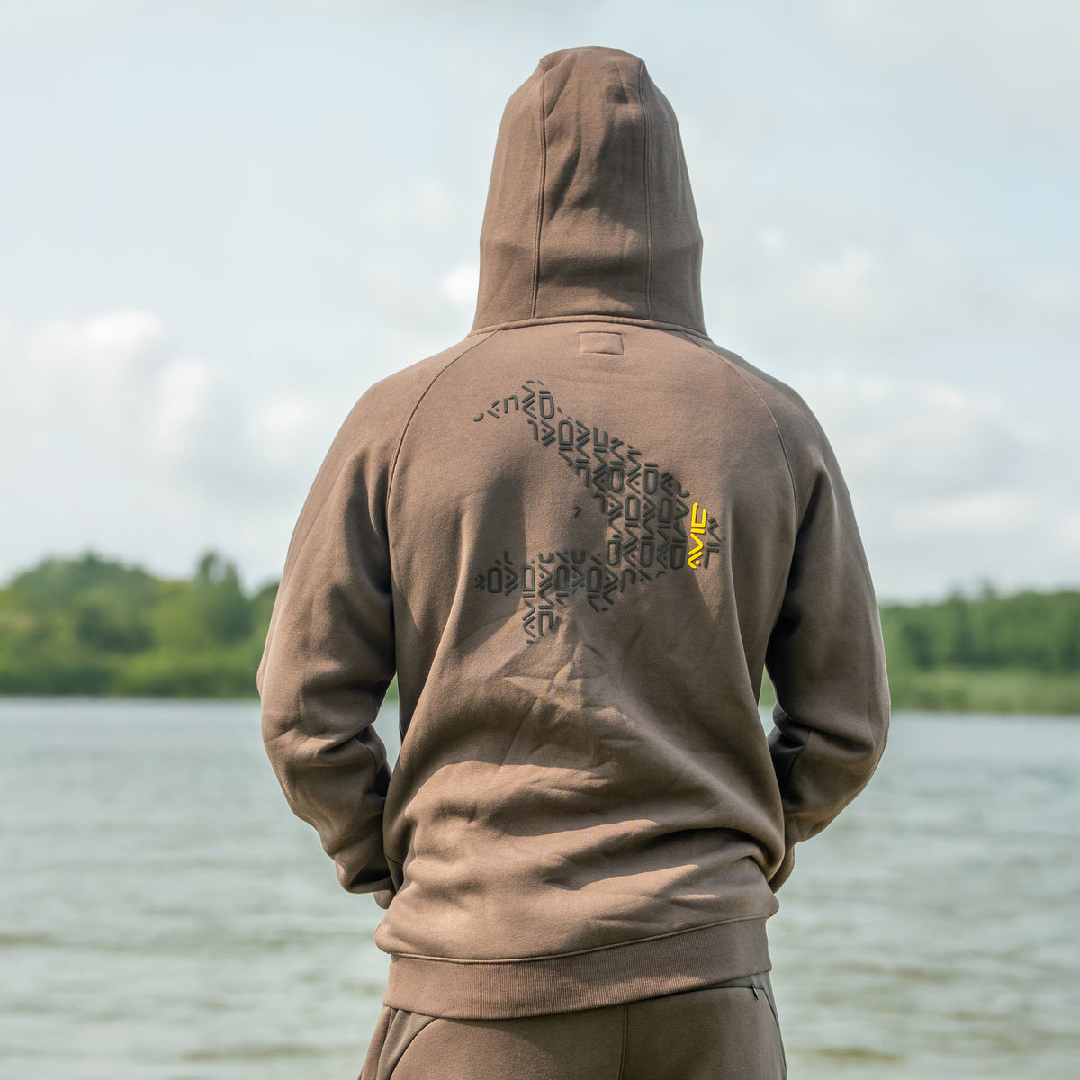 Compound Zip Hoodie (Brown)