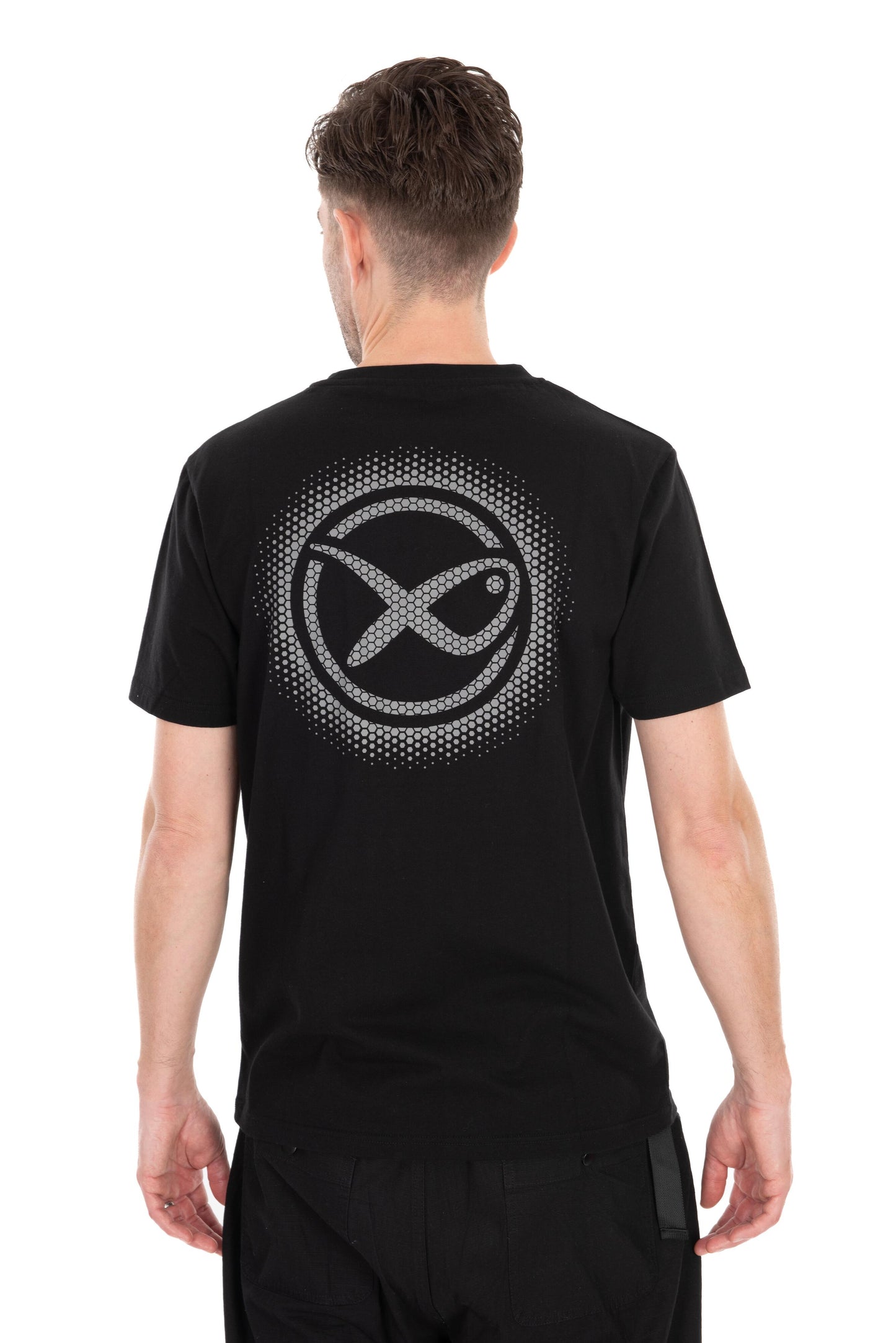 Large Fade Logo T-Shirt - Black/Grey