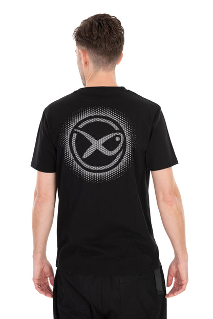 Large Fade Logo T-Shirt - Black/Grey