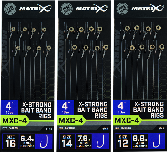 MXC-4 Barbless 4 Bait Band X-Strong 