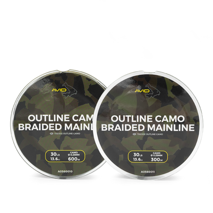 Outline Camo Braided Mainline 30lb/13.6kg