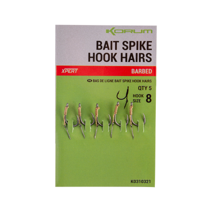 Bait Spike Hook Hairs Barbed