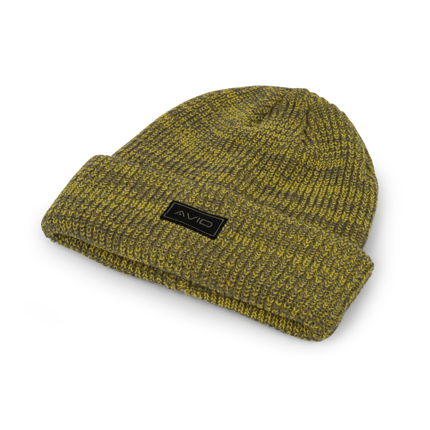 Marl Knit Beanie - Yellow 